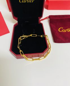 Cartier replica gioielleria bracciale santos oro giallo