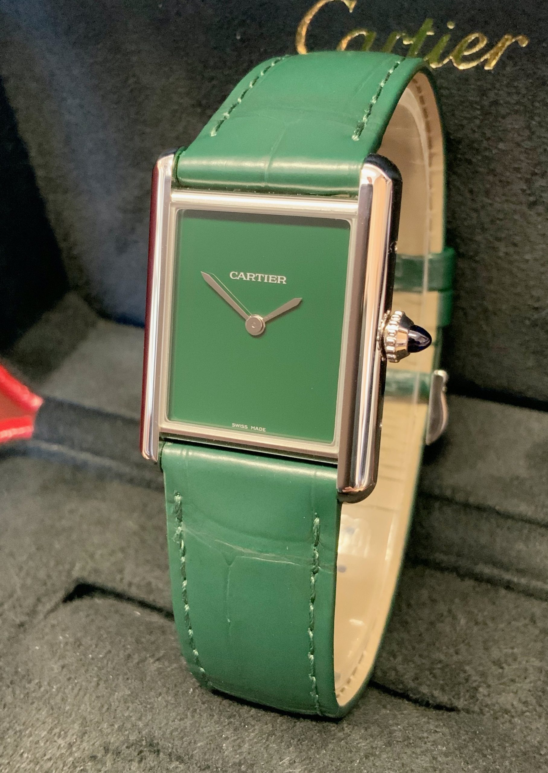 Cartier replica Tank Must WSTA0056 Green-1