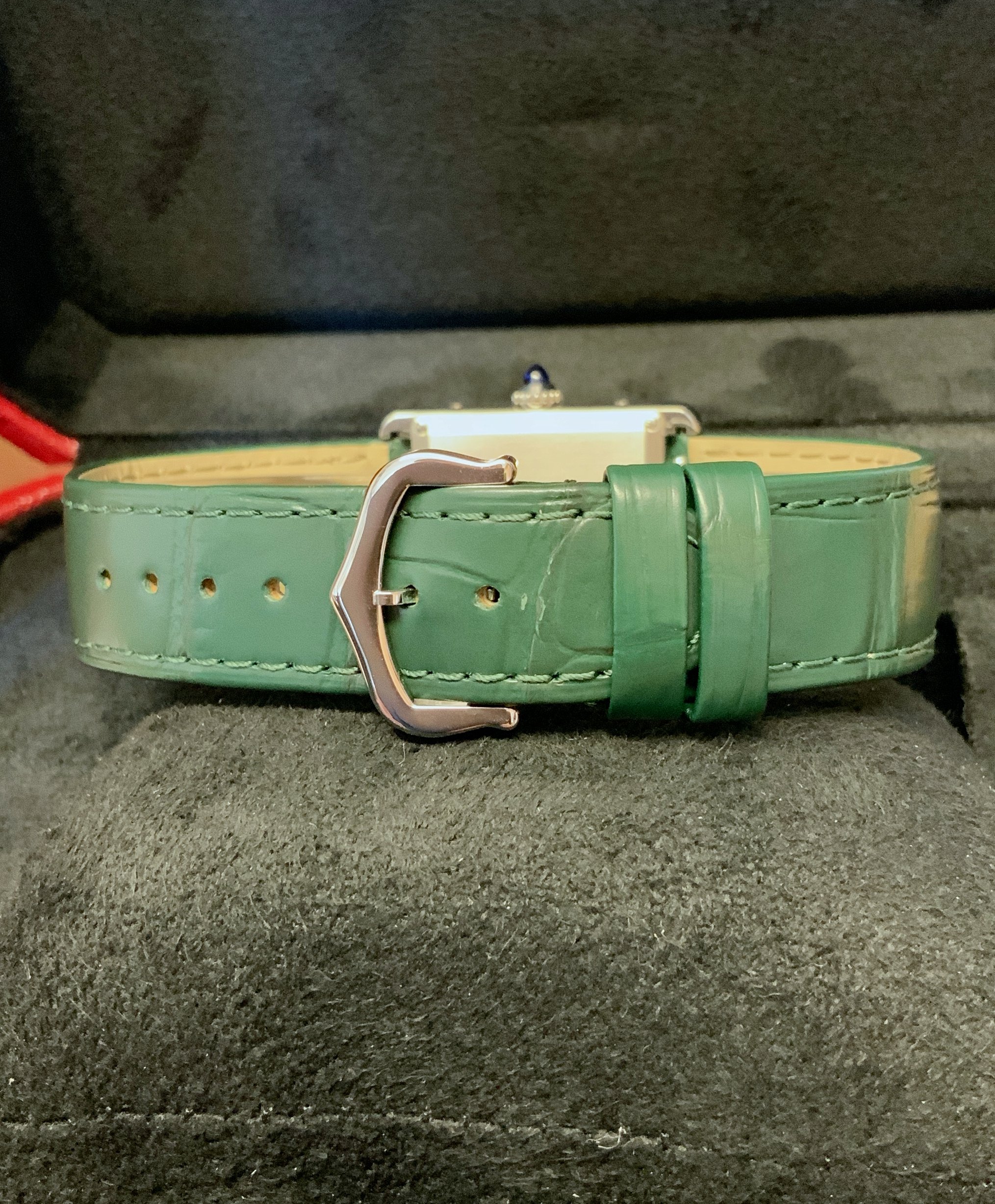 Cartier replica Tank Must WSTA0056 Green-3