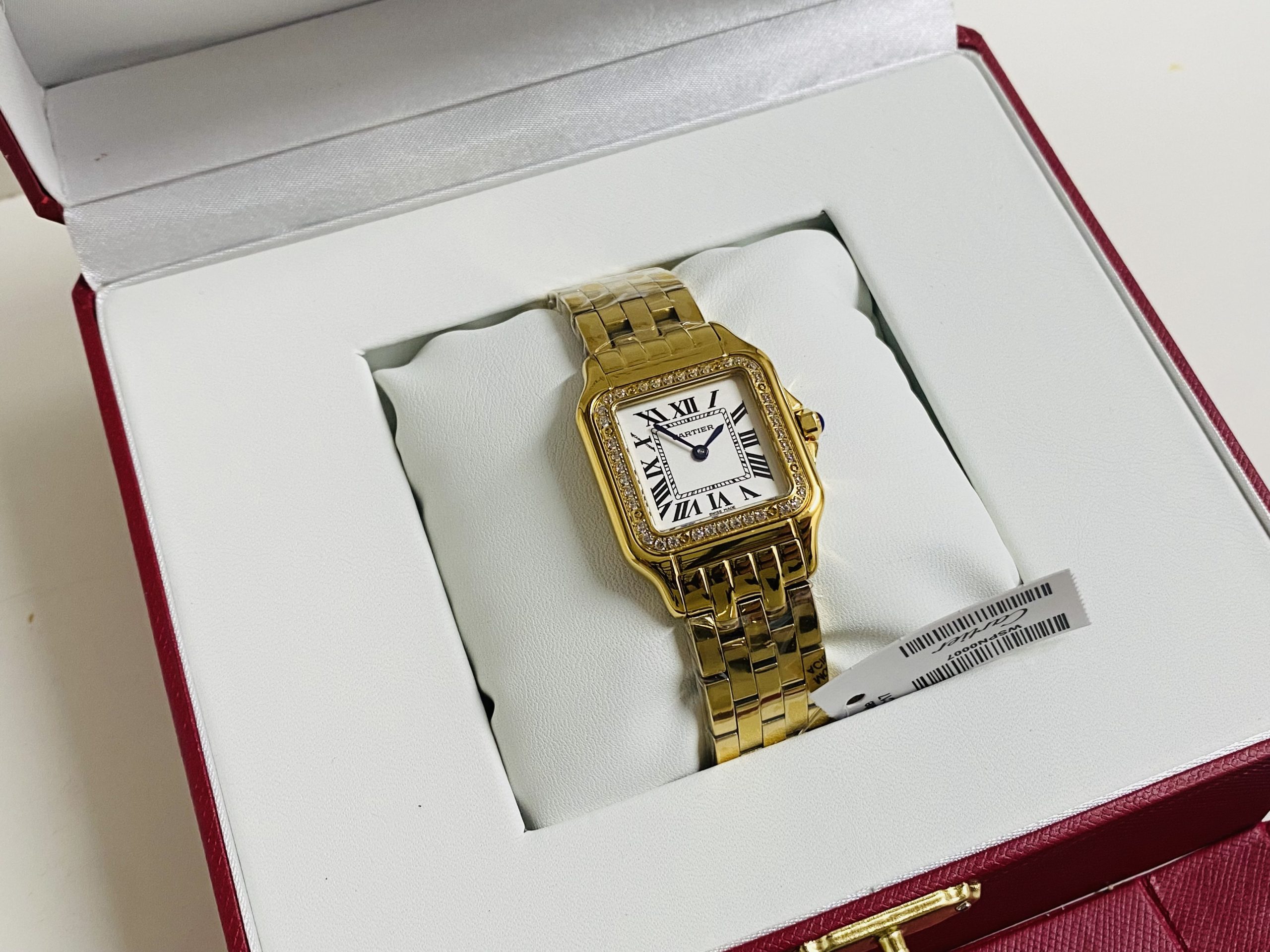 Cartier replica panthere oro giallo ghiera brillanti rbr-1